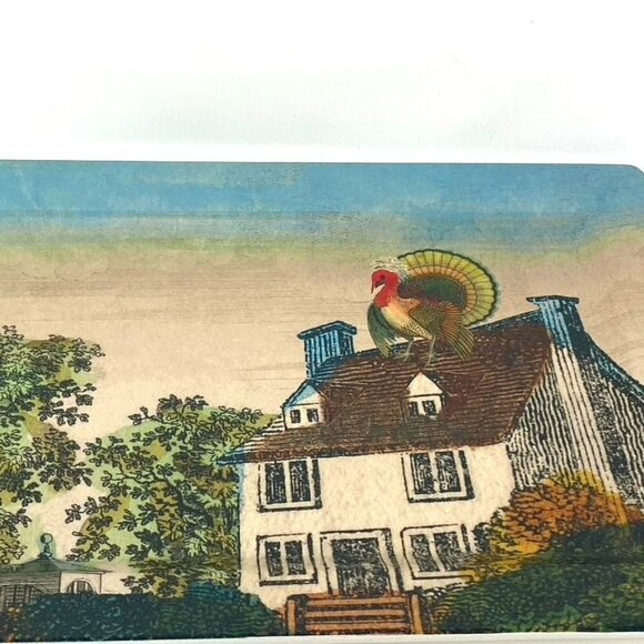 John Derian for Target Perched Turkey Fall Melamine Serving Tray - Picture 4 of 12